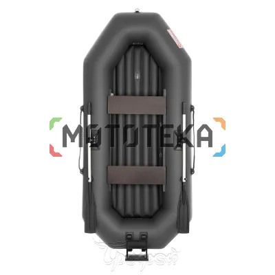 Лодка ПВХ Тонар Шкипер А280НТ НДНД, навесной транец серый