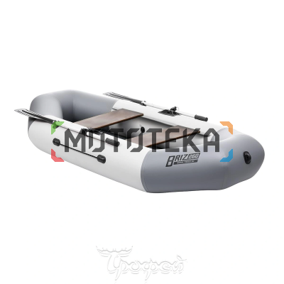 Лодка ПВХ Тонар Бриз 260 (бело/серый)