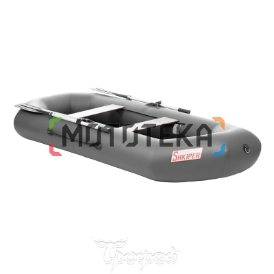 Лодка ПВХ Тонар Шкипер А280 НДНД (серый)