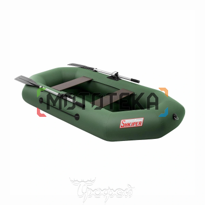 Лодка ПВХ Тонар Шкипер 240 (зеленый)