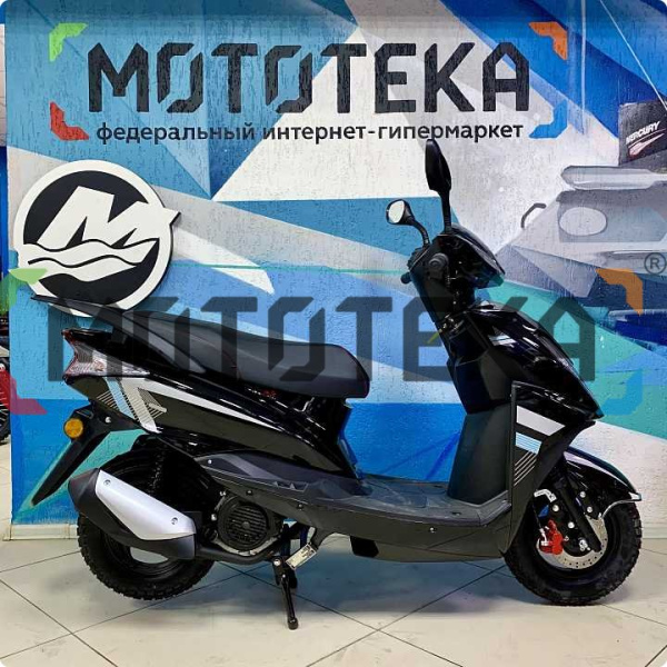 Скутер Мотомир SCIROCCO 49.9 (110) чёрный | Мототека Скутер Мотомир SCIROCCO 49.9 (110) чёрный | Мототека